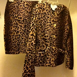 GORGEOUS VINTAGE VITTADINI LEOPARD SUIT